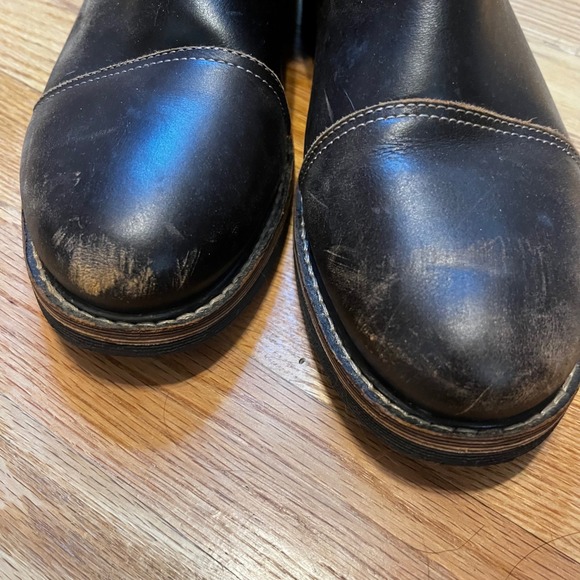 G.H. Bass Co Mens Dark Brown Leather Suede Chelsea Boots Ankle Size 9.5 - Picture 8 of 15